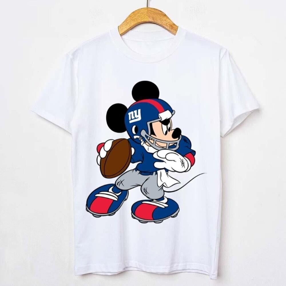 NY Giants Mickey Mouse Tee NWoT
